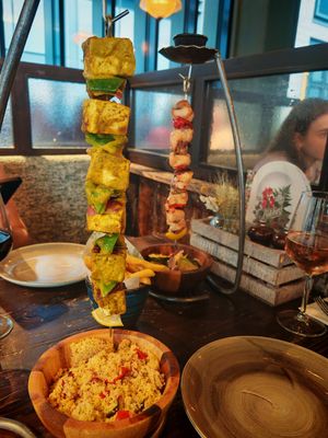 Ignore the chicken kebab in the background! at The Botanist in Edinburgh