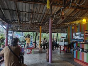 Inside at Rainbow in Koh Phayam