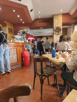 Inside at Cafe Mandala in Salamanca