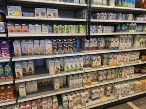 Plantbased milk drinks at Gimsel - De Groene Passage in Rotterdam