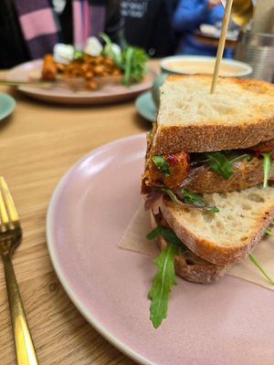 sasuage sarnie at The Nest  in South West London
