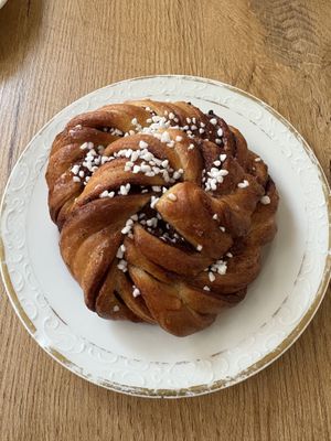 Cinnamon roll   at Kaffe Bageri Stockholm in Wroclaw
