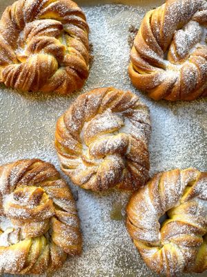 Saffranskringla at Kaffe Bageri Stockholm in Krakow