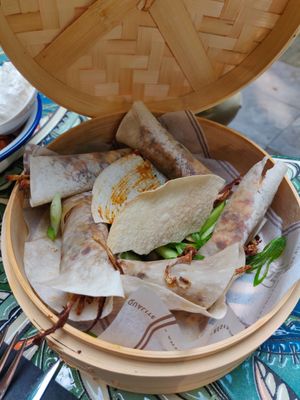 Oesterzwam pannenkoek at Stadslokaal in Leiden