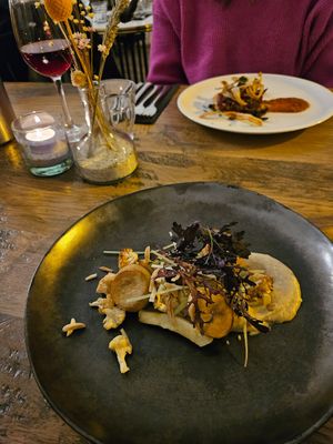 Paddestoelen voorgerecht at Stadslokaal in Leiden