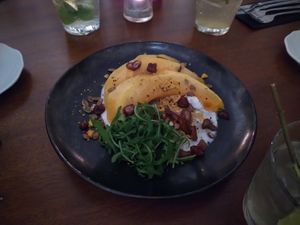 Puffed pumpkin at Stadslokaal in Leiden