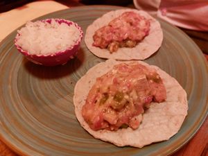 Tacos vegetarianos at Mezcalito in Sintra