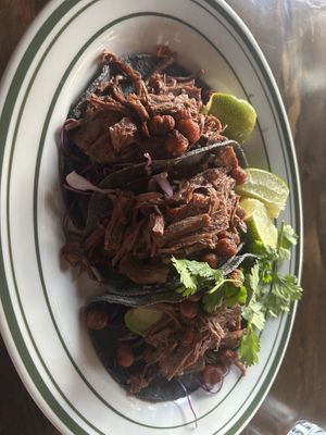 Taco trio  at Cooper's in Beacon