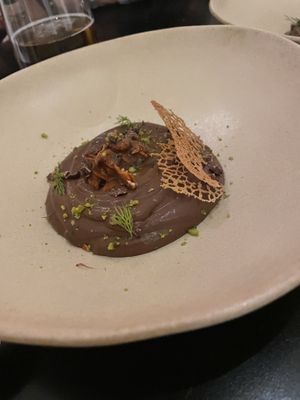 Chocolate mousse 🍫   at roots in Porto