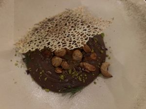 Chocolate mousse  at roots in Porto