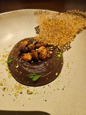 Chocolate mousse at roots in Porto