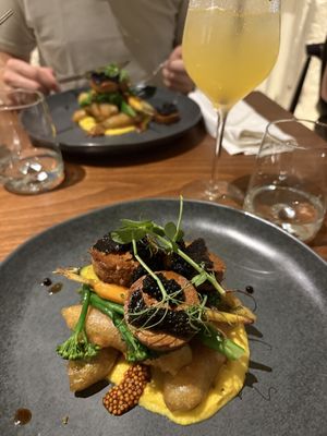 Scallops & Okra  at roots in Porto