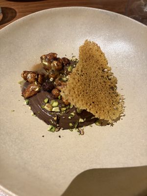 Chocolate and Date Mousse  at roots in Porto