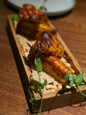 Corn ribs with smoked paprika at roots in Porto