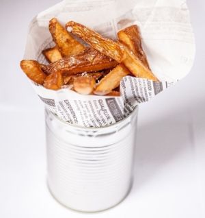 French fries from real potatoes at Estrella in Prague