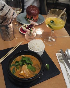 penang curry at Estrella in Prague