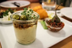 truffle pate at Estrella in Prague