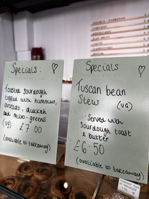 Hot vegan foods  at Yonder   in Keswick