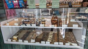 Vegan cakes at Yonder   in Keswick