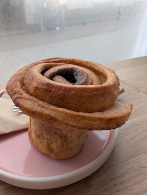 Cinnamon bun at Yonder   in Keswick