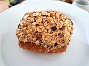 Hazelnut pain au chocolat, the star of the show ✨️ at Yonder   in Keswick