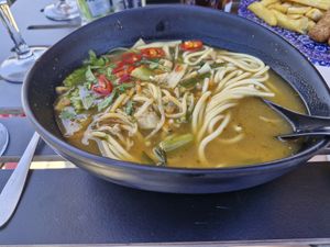 Vegan ramen at The Mount Stuart - JD Wetherspoon in Cardiff