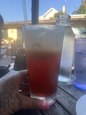 Thai iced tea with coconut milk   at Zen Bistro in Daytona Beach