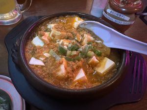 Mapo tofu   at The original Shinshu gyoza Tsukumo Yokocho - 元祖信州餃子 ツクモ横丁 in Nagano