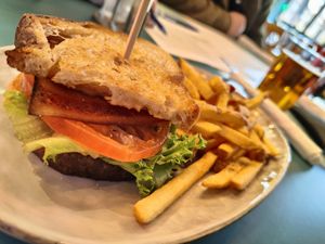 Vegan BLT at Skjulet in Oerebro