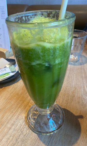 Part drunk detox juicee  at Lamucca de Plaza de España   in Madrid