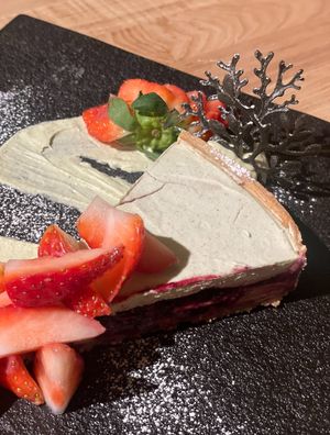 Tasty dessert  at Monk's Butcher - Dosan in Seoul