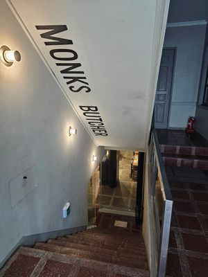 I came to Monks butcher with my partner last night, from reading the reviews & looking at the few pictures attached I was expecting it to be nice but I was also expecting it to be  at Monk's Butcher - Dosan in Seoul