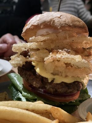 Vegan beef burger   at Monk's Butcher - Dosan in Seoul