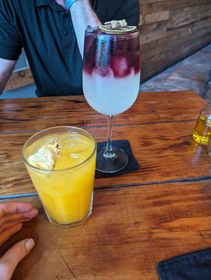 Drinks at Boccanera Pizzería y Cervecería in Tulum