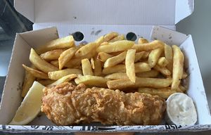   at Fishoria Fish and Chips in London