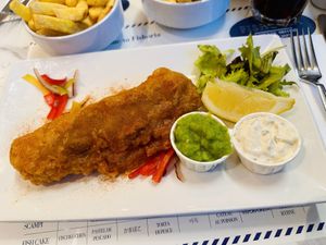   at Fishoria Fish and Chips in London