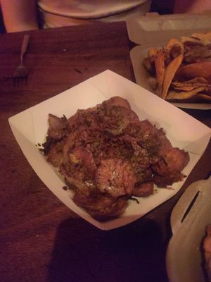 Potato dophenoise at Parla Bar in Manchester