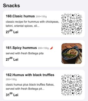 Starters  at La Bottega Beer & Grill in Arad