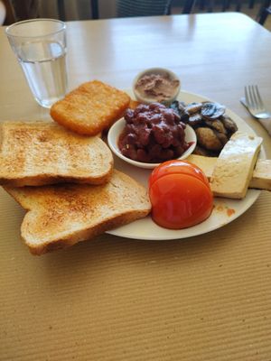 Vegan breakfast at Fine Fettle Cafe in Taupo