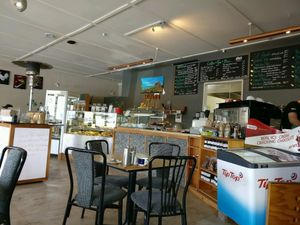 plenty of seating at Fine Fettle Cafe in Taupo