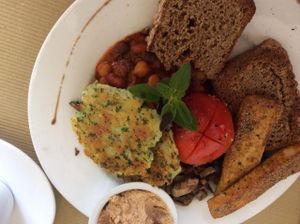 Vegan breakfast at Fine Fettle at Fine Fettle Cafe in Taupo