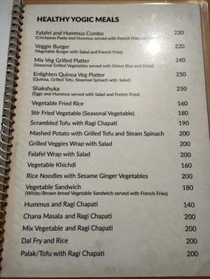  at Wheatgrass Cafe in Rishikesh