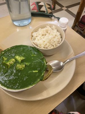 4/10  at Wheatgrass Cafe in Rishikesh