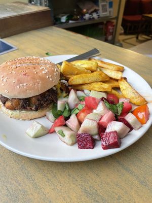 10/10  at Wheatgrass Cafe in Rishikesh