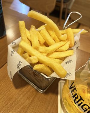 French fries, classic, but good at Vertigo in Yerevan