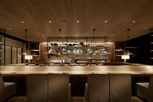 Experience the luxury of enjoying body-friendly Obanzai dishes in a space that feels like the living room of a home. at Ohashi Ebisu Living in Tokyo