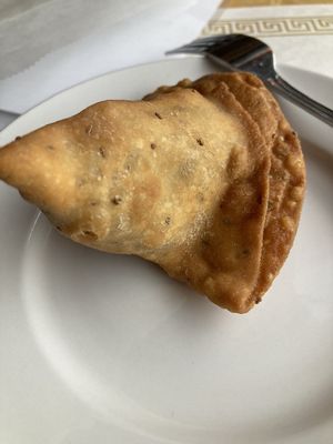 Vegetable Samosa at Amar India Restaurant in Zanesville
