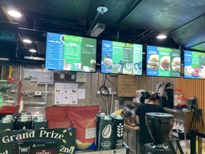 coffee & burgers  at Mr Vegan in Petaling Jaya