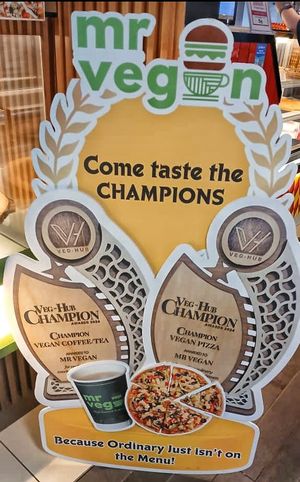 Award winning Vegan Pizza at Mr Vegan in Petaling Jaya