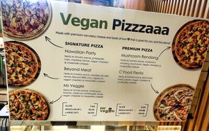Vegan Pizza menu at Mr Vegan in Petaling Jaya